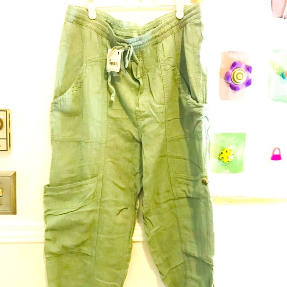 Free People linen beach pants - Picture 2 of 9